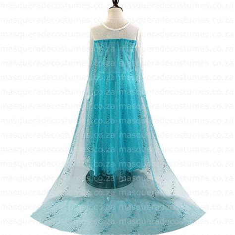 Turquoise Elsa Inspired Frozen Princess Dress With Diamante Detail Masquerade Costume Hire