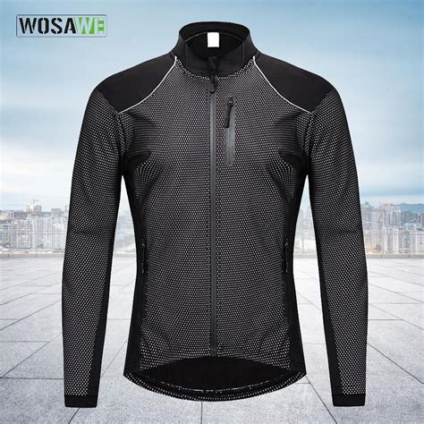 Buy Wosawe Men S Cycling Jacket Winter Thermal Warm Up Bicycle Clothing