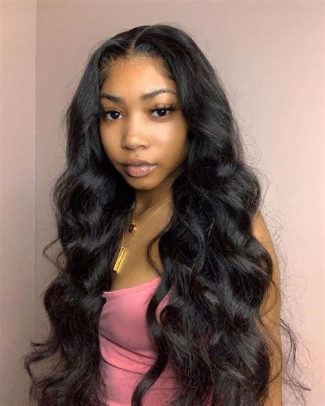 30 32 36 38 40 Inch Body Wave Wig Lace Front Human Hair Remy Etsy