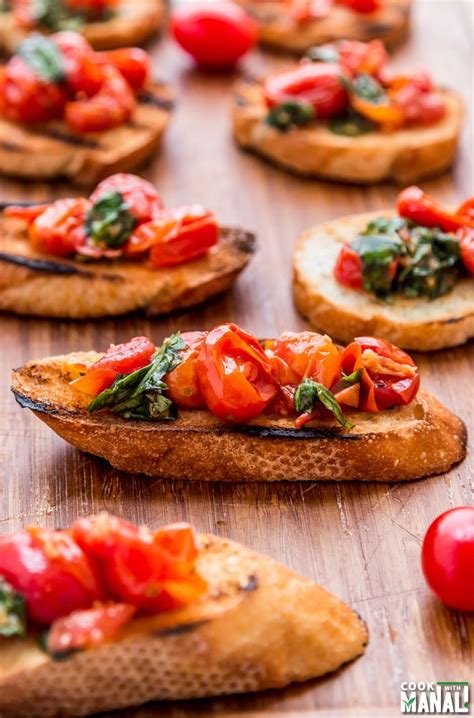 Roasted Tomato Bruschetta Cook With Manali