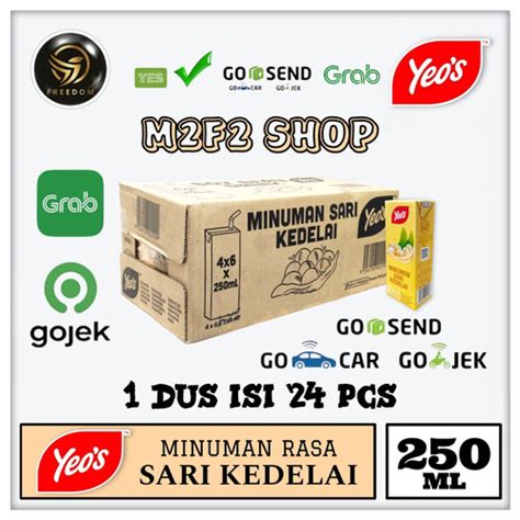 Jual Yeos Minuman Berperisa Sari Kedelai Kotak Uht Soya Bean