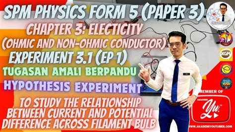 SPM PHYSICS PAPER 3 TO STUDY THE RELATIONSHIP BETWEEN CURRENT AND