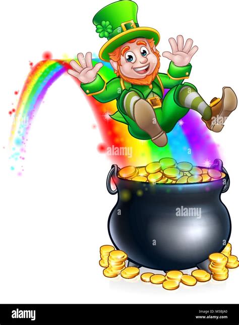 Leprechaun Rainbow Pot Of Gold Factory Sale | dakora.com.co