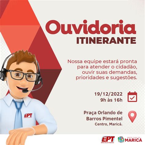 EPT leva Ouvidoria Itinerante ao Centro Prefeitura de Maricá