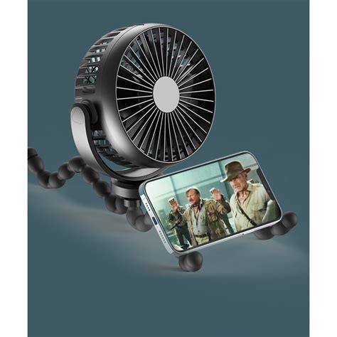 Mini Ventilator Portabil Rotatie De 360 De Grade 3 Viteze Reglabile