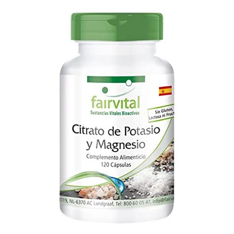 Fairvital Citrato De Potasio Y Magnesio VEGANO Tu Suplemento Esencial