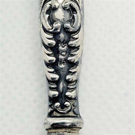 Victorian Sterling Silver Button Hook Shoe Button Hoo Gem