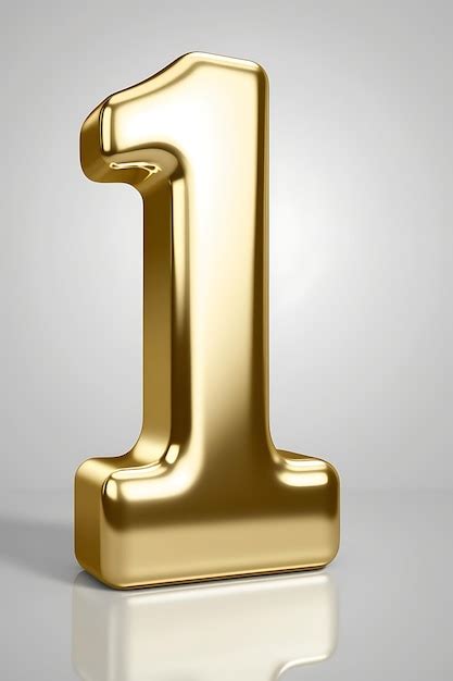 Number 1 colourful design | Premium AI-generated image