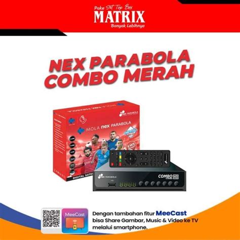 Promo Receiver Nex Parabola Combo Merah Diskon 21 Di Seller Gansirsa