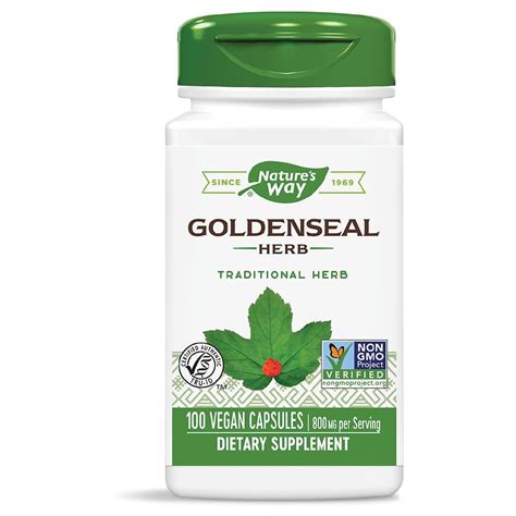 Nature S Way Goldenseal Herb Capsules Walgreens