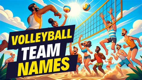 325 Funny Volleyball Team Names Ideas