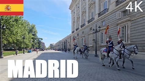 Madrid Spain 4k City Center Walking Tour 4k April 2023 Youtube