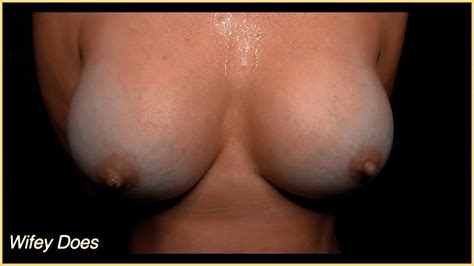 Wifey Getting Her Perfect Tits Wet 6 Pics XHamster