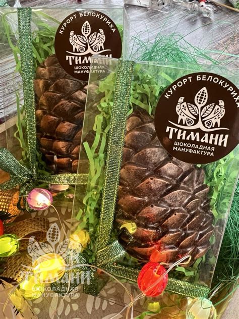 Сувенир “Шишка кедровая” темный шоколад 60% какао, 85 гр - Шоколадная ...