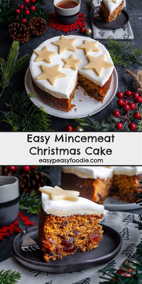 Easy Mincemeat Christmas Cake (The BEST Christmas Cake Hack!) - Easy ...