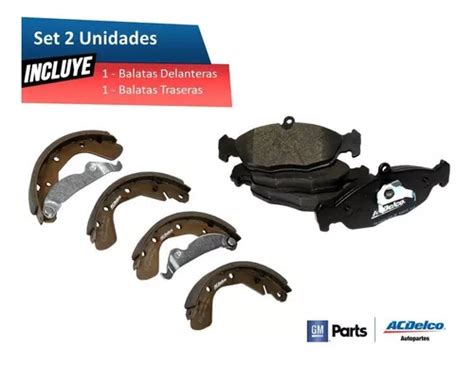 Balatas Delanteras Y Traseras Chevrolet Chevy A Env O Gratis