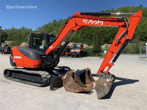 Kubota Kx080 3 Mini Excavator For Sale Romania Ciucea Nm34009