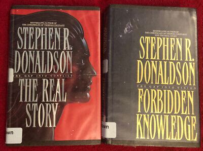 Lot of 2 Stephen R. Donaldson Books The Real Story & Forbidden ...