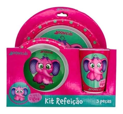 Kit Refei O Infantil Crian A Beb Pe As Prato Tigela Copo Mercadolivre