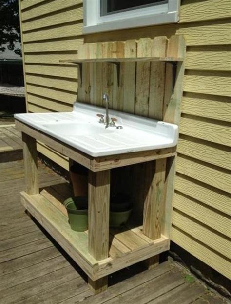 Diy Garden Sink Designs Convenient Outdoor Utility Sinks