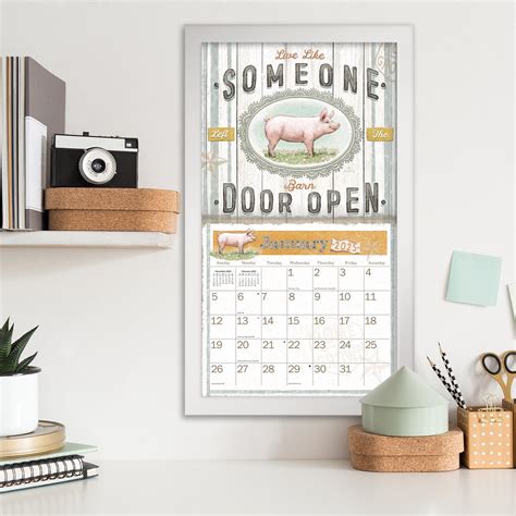 2025 Farmhouse By Chad Barrett Lang Deluxe Wall Calendar