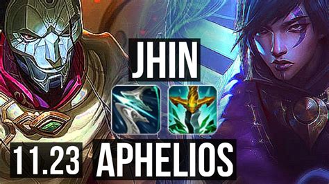 JHIN Lux Vs APHELIOS Lulu ADC 7 0 5 600 Games 1 1M Mastery