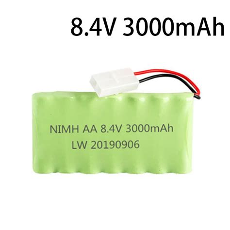 V Mah Nimh Battery For Rc Toy Car Tanks Trains Robot Boat Gun Ni