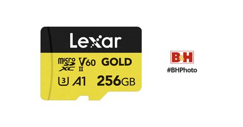Lexar 256GB Professional GOLD UHS-II microSDXC LMSGOLD256G-BNNNG