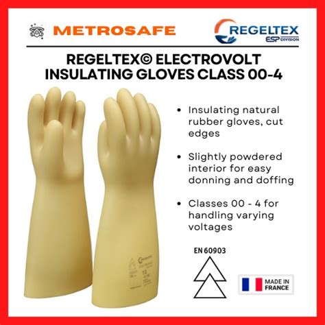 Regeltex© Electrovolt High Voltage Insulating Electrical Gloves Class