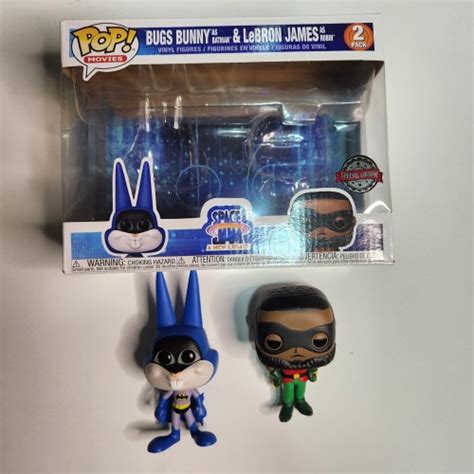 Funko Pop Bugs Bunny As Batman Lebron James As Robin Space Jam A