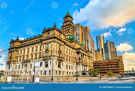 Wayne County Courthouse In Detroit United States Editorial Photo