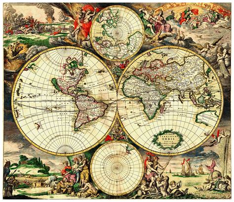 Old World Map Drawing | Images and Photos finder