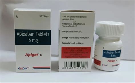 Apigat Apixaban 5 MG TABLET At Rs 885 Box SHOP NO 1 Nagpur ID