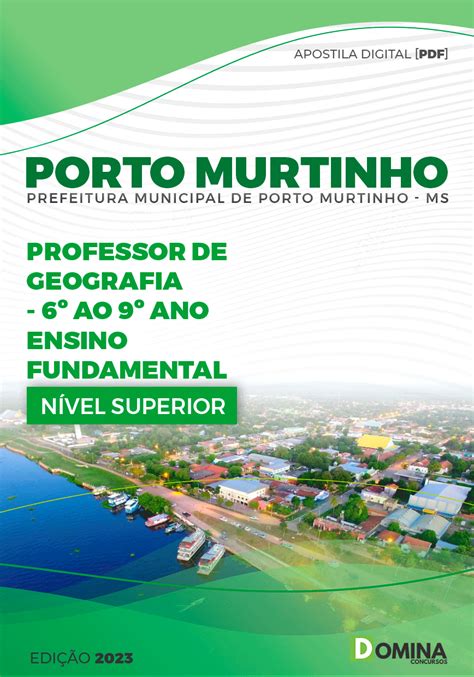 Apostila Pref Porto Murtinho Ms Professor Geografia