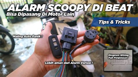 Cara Pasang Alarm Motor Honda Scoopy Di Honda Beat Motor Aman Hati