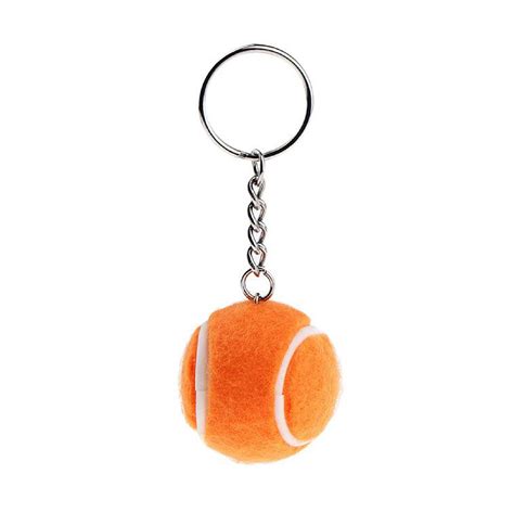 Tennis Ball Keychain - Orange – Racquet Inc