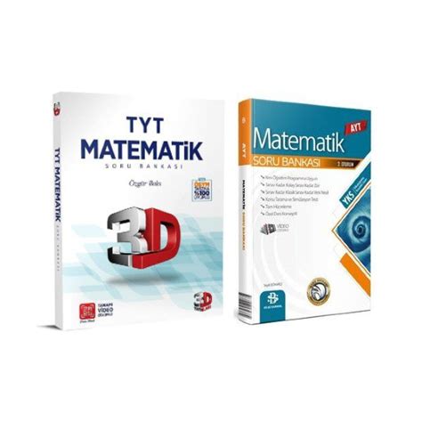 Bilgi Sarmal 3D Yayınları TYT AYT Matematik Soru Bankası Çözdüren Set