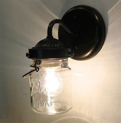 Canning Jar Sconce Light More LDS Preparedness Tips At