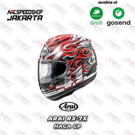 Jual Helm Full Face ARAI RX7X Haga GP Helmet Motor RX 7X Shopee