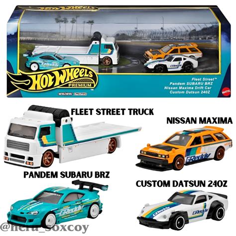 Hotwheels Hot Wheels Premium Diorama Pandem Greddy Set Pcs Subaru