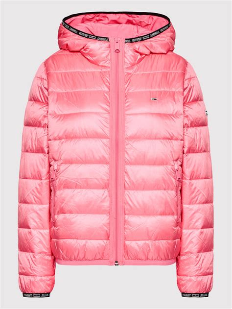 Tommy Jeans Daunenjacke Quilted Tape DW0DW09350 Rosa Regular Fit