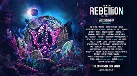 Rebellion Anuncia El Line Up Para 2023 Festival Season