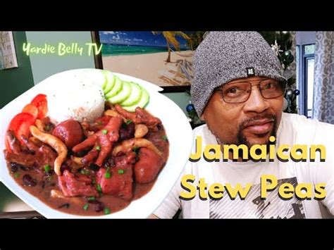 How To Make Jamaican Stew Peas With Pigtails And Chicken Foot