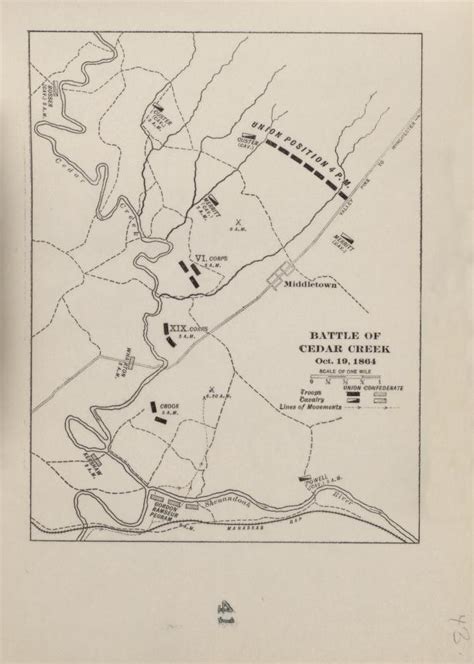 Battle Of Cedar Creek Oct 19 1864 Library Of Congress