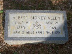 Albert Sidney Allen Sr 1870 1949 Mémorial Find a Grave