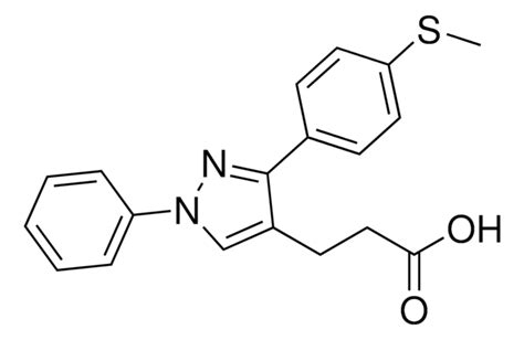 3 3 4 Methylthio Phenyl 1 Phenyl 1H Pyrazol 4 Yl Propanoic Acid