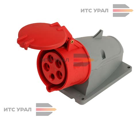 Купить Розетка стационарная ССИ-125 32А 380В 3Р+РЕ+N IP44 MAGNUM IEK ...