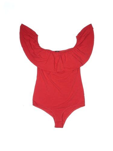 J Crew Women Red Bodysuit S Ebay