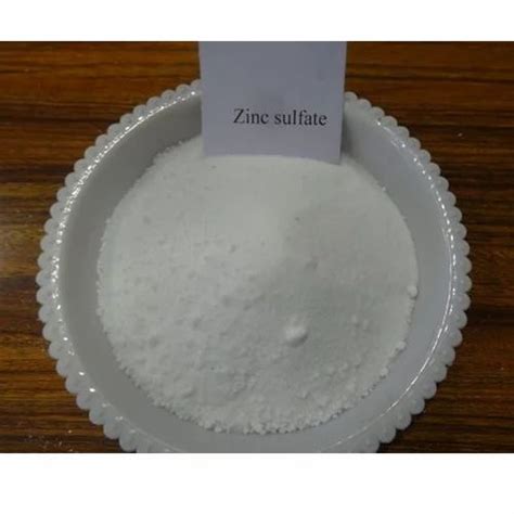 White Zinc Sulphate Monohydrate Powder Packaging Type Bag Packaging