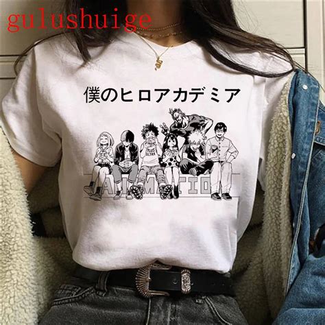 Camiseta De My Hero Academia De Anime Para Mujer Top De Verano